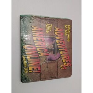 America Online Indiana Jones Themed AOL Floppy Disc‎ Version 3.0 New Vintage